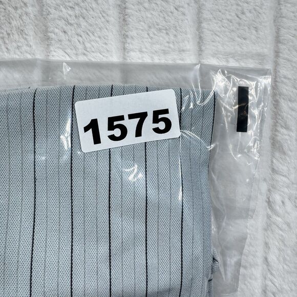 Lululemon Polo Shirt Men L Gray Stripe Evolution Performance Golf Short Sleeve - Picture 12 of 12